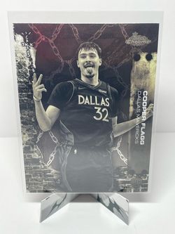 Cooper Flagg Topps Chrome Rookie Card Dallas Mavericks