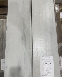 Grey Wood 8” x 40” flooring tile $1.49 s/f