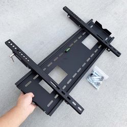$25 (New) Large Heavy-Duty TV Wall Mount 50”-80” Slim Television Bracket Tilt Up/Down, Max weight 165lbs 