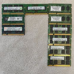 LOT of Laptop RAM (Various Brands & Sizes 1 - 4GB)