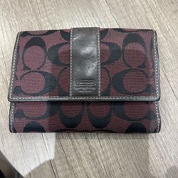 Coach Wallet Small Size In Fair Condition 