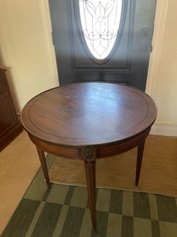 Small Wooden Round Table
