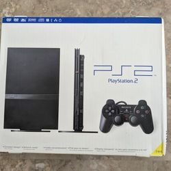 SONY PLAYSTATION 2 SLIM SCPH-70012 - NEW/ FACTORY SEALED + 2 NEW SEALED GAMES