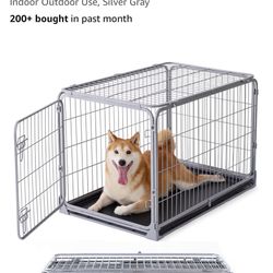 Gray Dog Crate