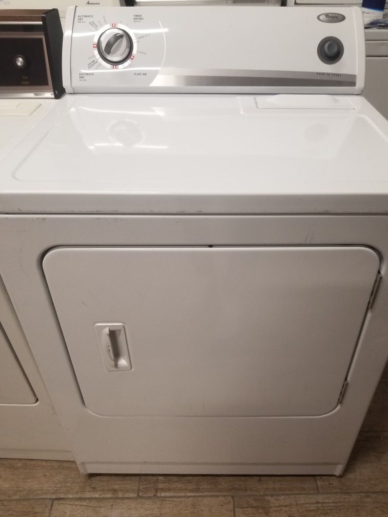 Whirlpool electric dryer