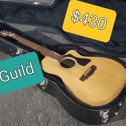 Guild GAD-30  Guitar Acoustic Electric Orchestra Chamber Guitar GAD-30PCE with Hard Case 