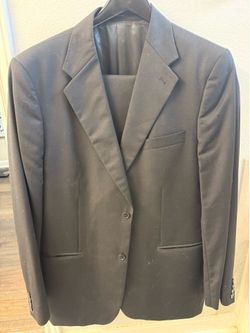 Express design suit with pants Black