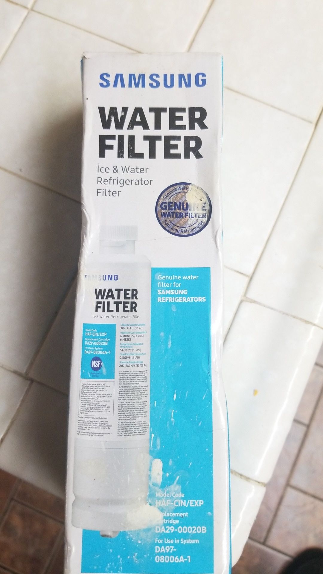 Samsung Water Filter brand new sealed