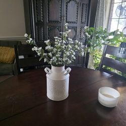Faux White Flowers