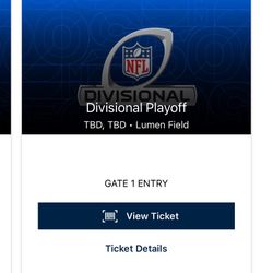 Seahawks Divisional Tickets Against 49er