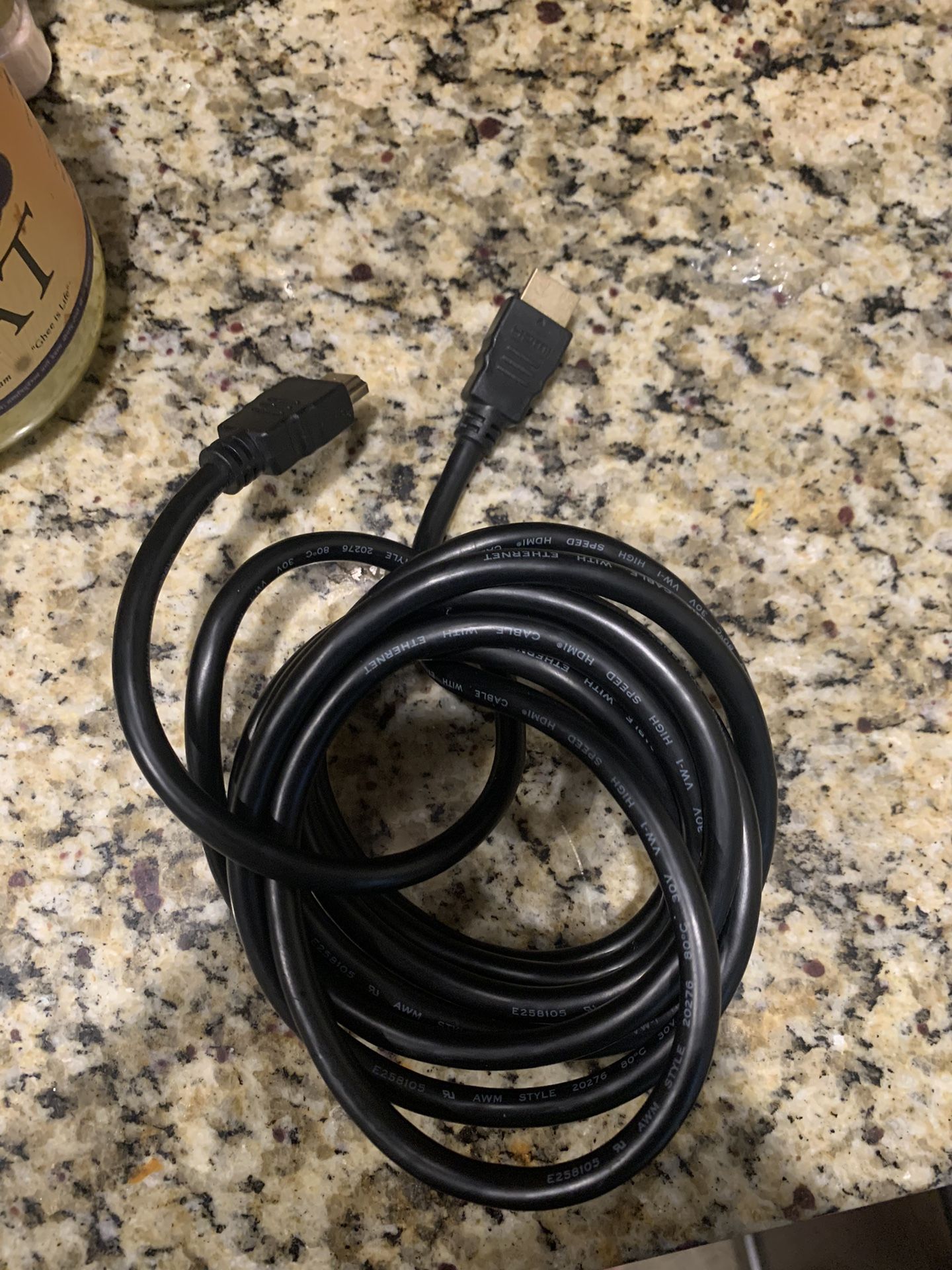 10 Foot HDMI Cord With Ethernet