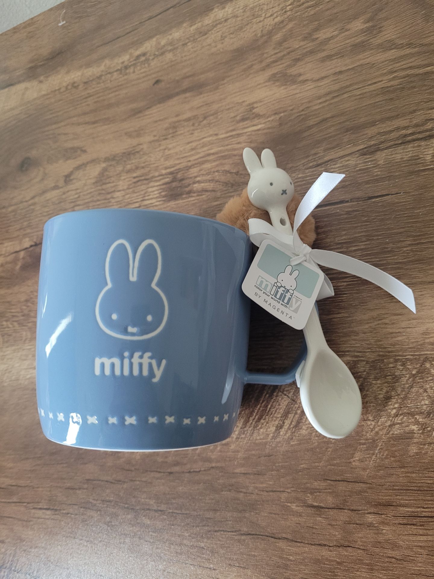 Miffy ceramic mug and spoon set