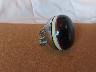 Chic Bike Bell - never used black strip red blue