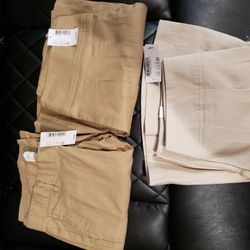 Girl Uniform - Khaki Bottoms Skirt And Shorts 