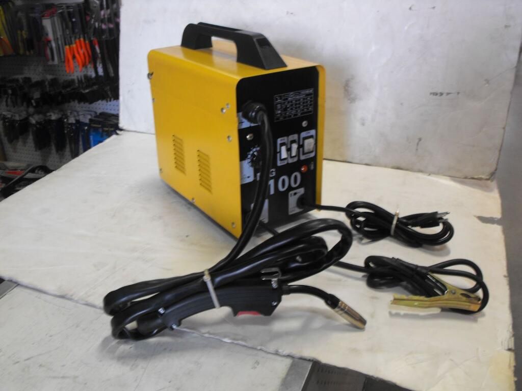 Welder MIG 100 AMPS FLUX MIG Welding machine 100 amp - Flux Wire feed GAS/NO GAS 110V #110922