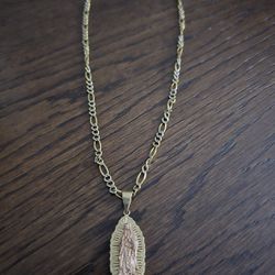 14k Gold Necklace With Pedant 