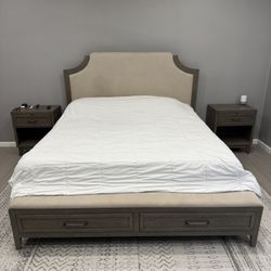 Bedroom Set with King Mattress Included