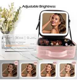 MOMIRA Makeup Train Case with LED Light