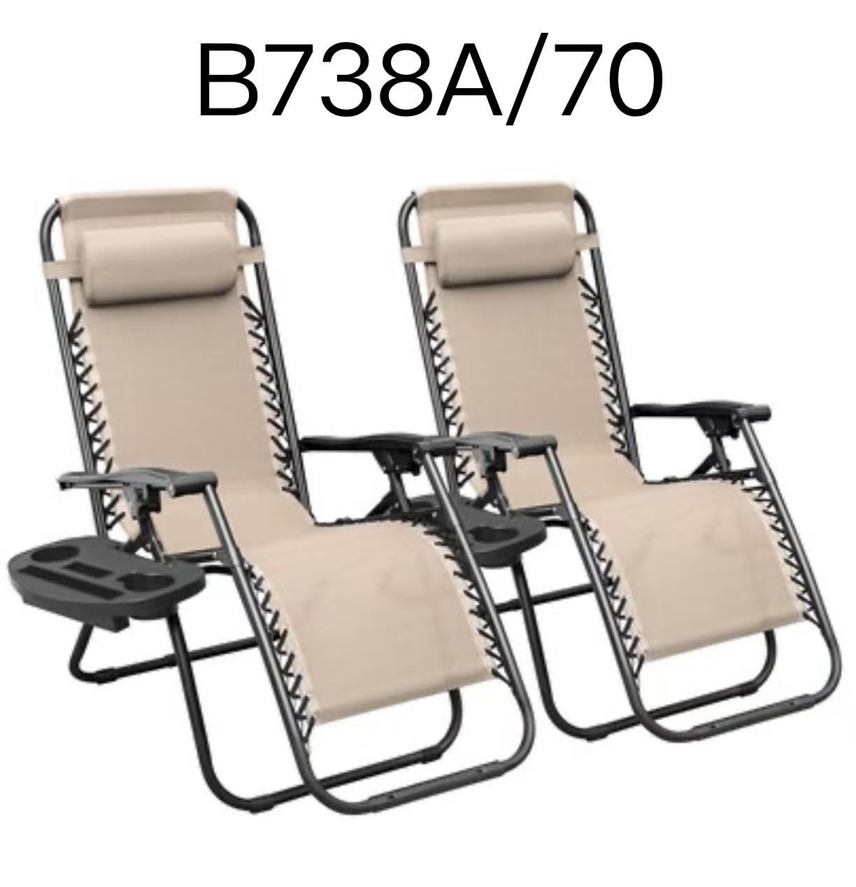 Chair Set of 2 Stackable Black Steel Frame Spring motion Recliner Chair with Mesh Seat