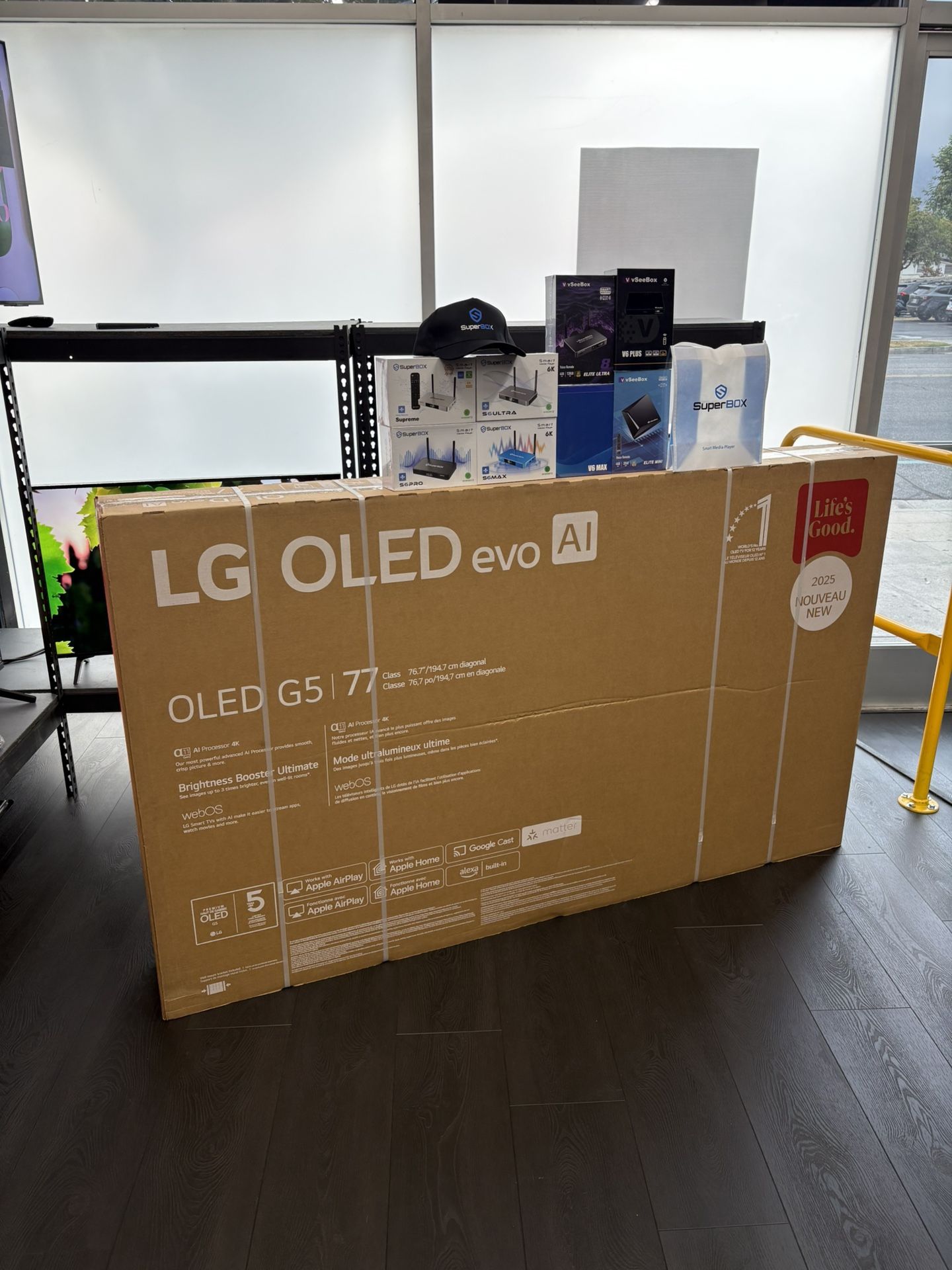 Lg 77 Inch Oled G5 Oled77G5 4K Tv Smart