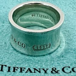 💎 Authentic .925 Tiffany & Co. 1837 Concave Ring/Band