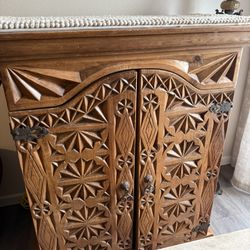 FREE Carved  Wooden Cabinet
