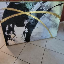 Beautiful Art With Gold Frame.