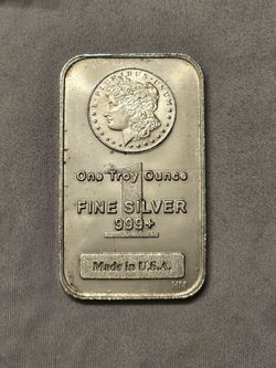 1 oz Morgan Silver Bullion Bar