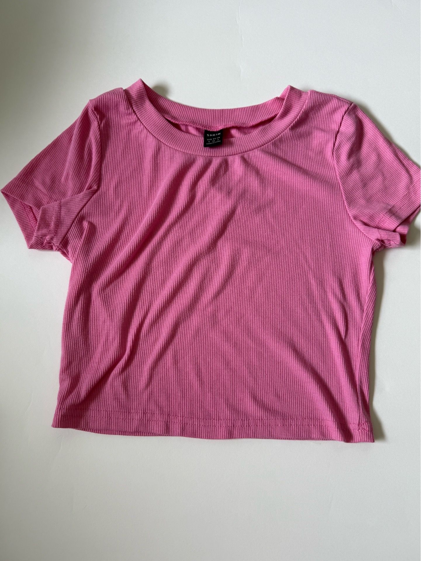 Pink crop top