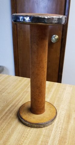 Vintage Wood Textile Spoole/Spindle - England