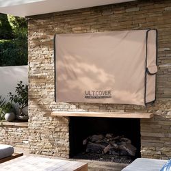 ULTCOVER Waterproof Outdoor TV Cover for 60-65 inch Outside Flat Screen TV