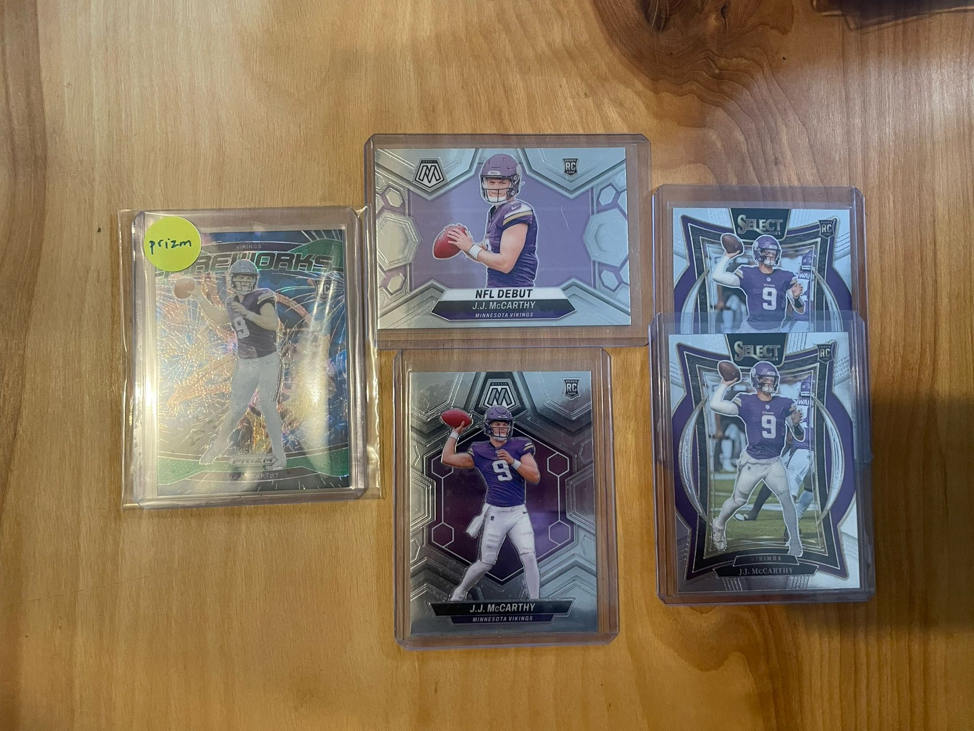 JJ McCARTHY rookie lot
