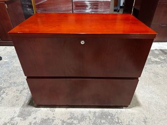 OFFICE/HOME FILE CABINET 2 DRAWERS LATERAL WOODEN FILE