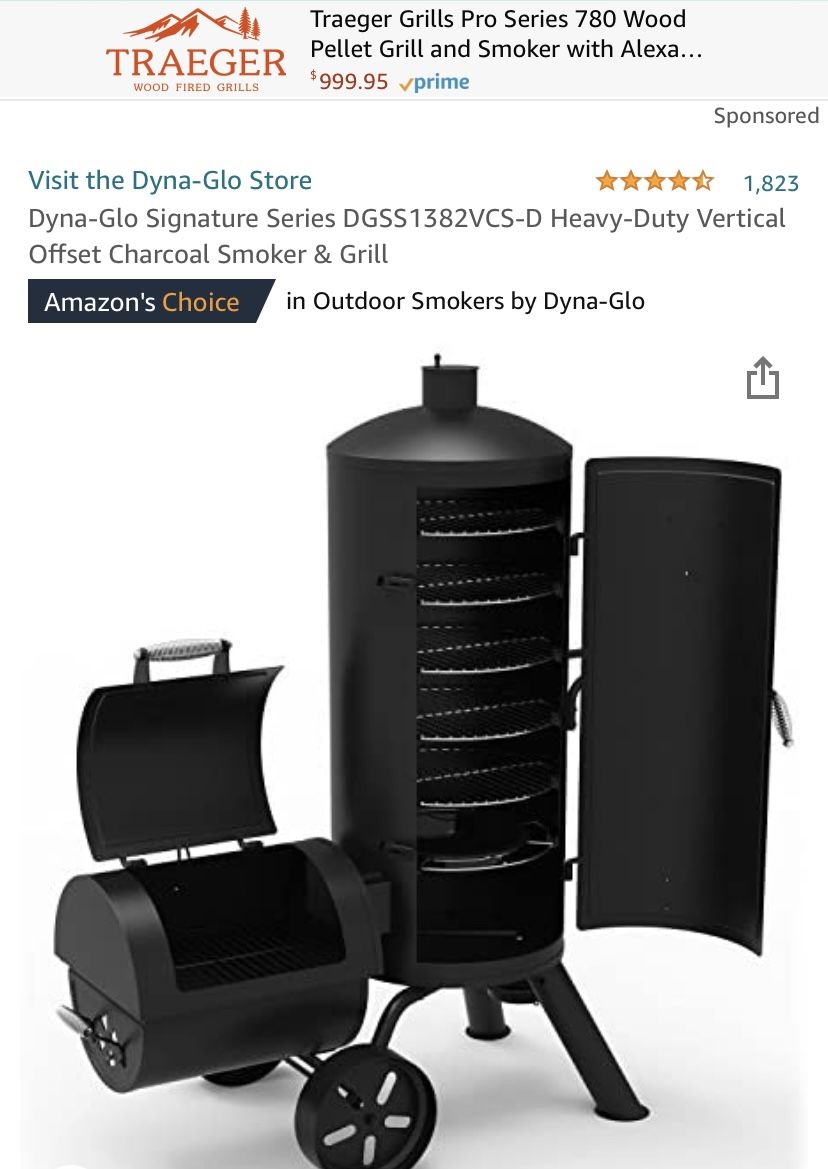Dyna-Glo Charcoal Smoker& Grill