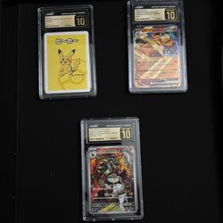 Pokemon Pristine 10 Slabs 