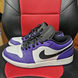 Jordan 1 Low Court Purple Size 13