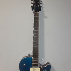 Gretsch Guitars G5210T-P90 Electromatic Jet Two 90 Single-Cut With Bigsby Electric Guitar Petrol