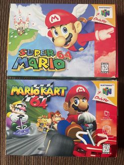 Mario Kart 64 / Super Mario 64 - BOX ONLY!!!