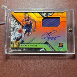 Mikal Bridges 2018-19 Panini Gold Standard Autograph RPA /99