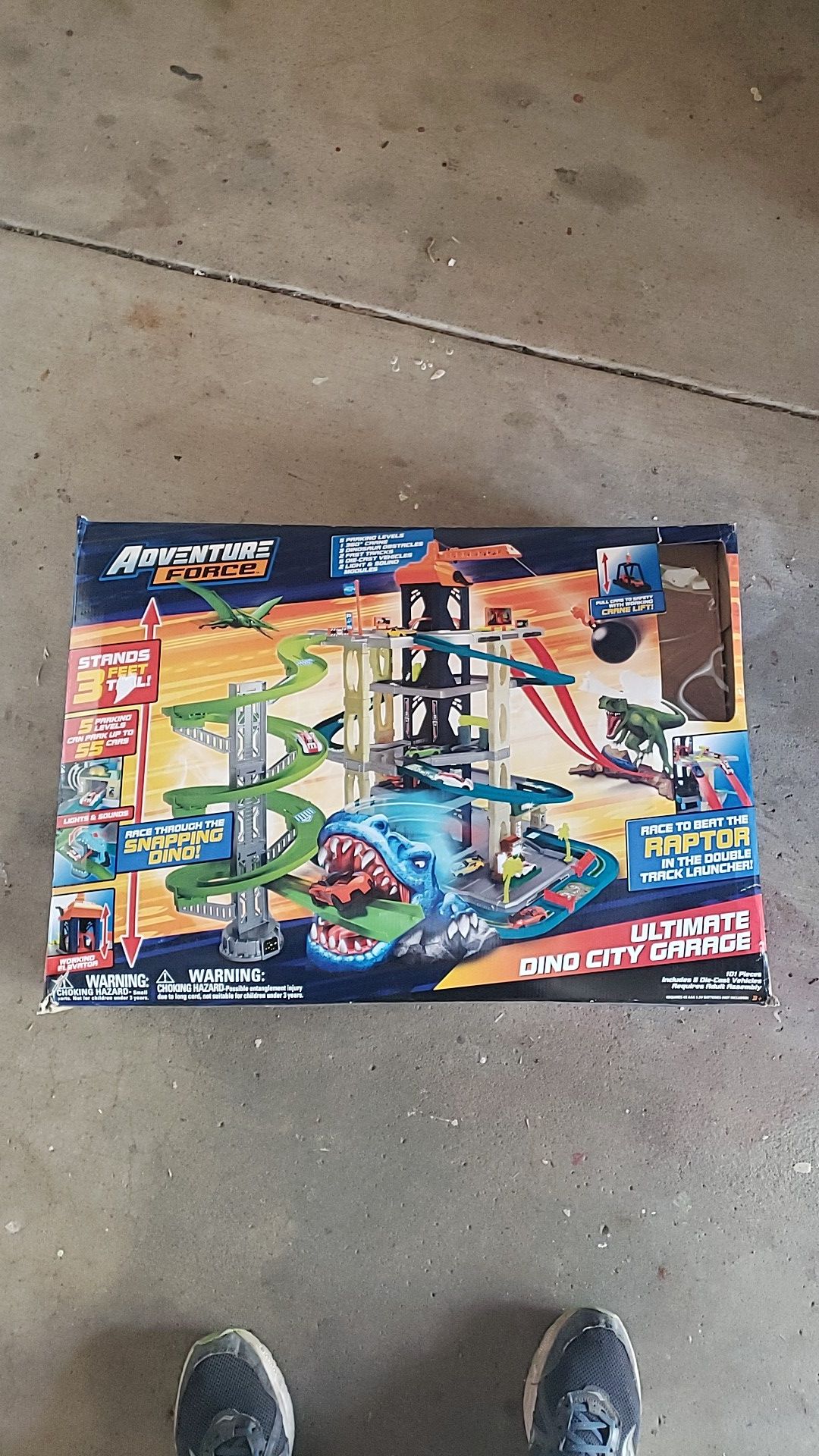 Kids Adventure Force car track. With instructions