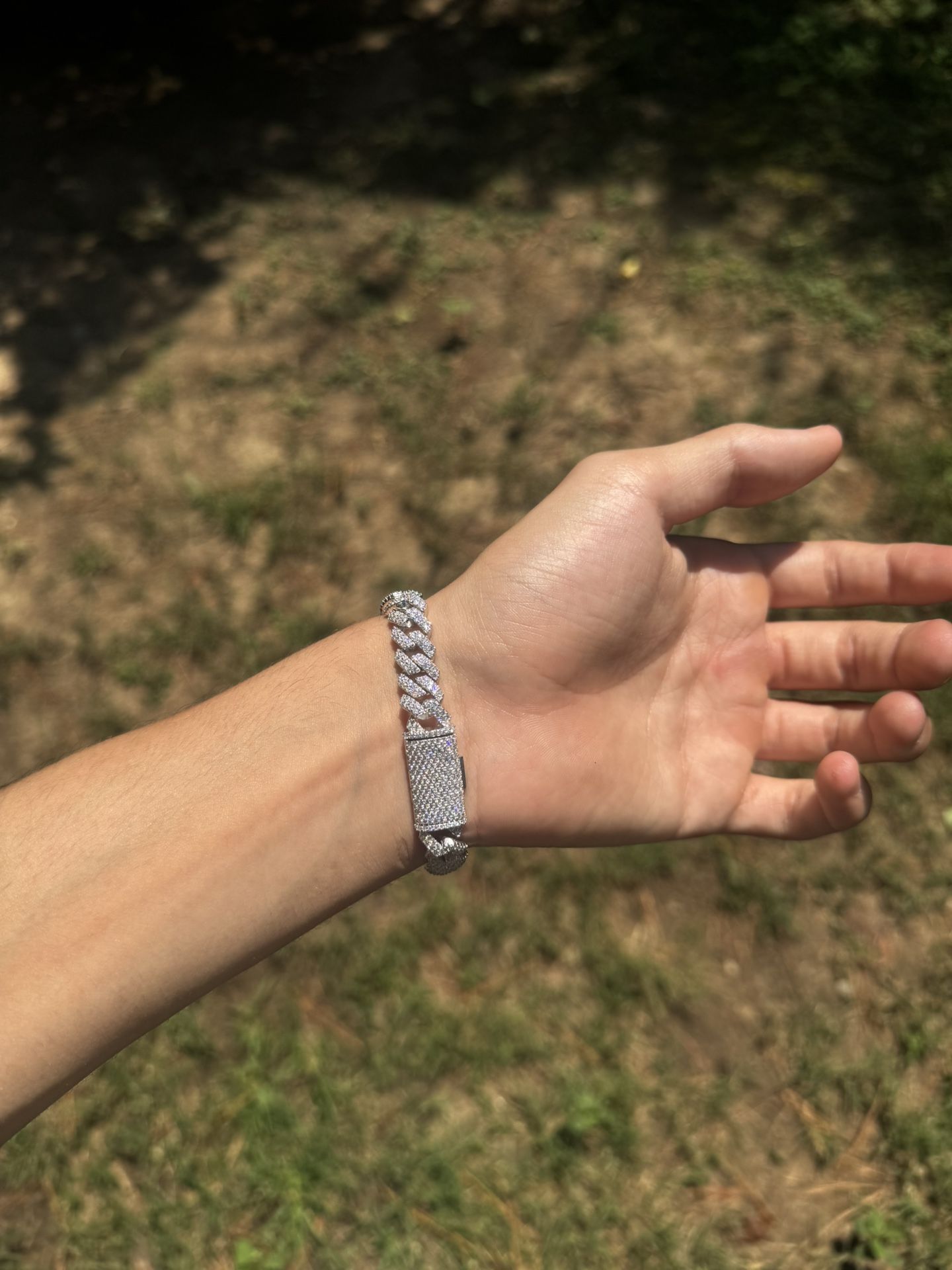 Vvs1 Cuban Bracelet 7.5inch 10mm