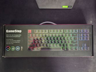 Gamestop RGB 80% TKL PC Gaming Mechanical Keyboard