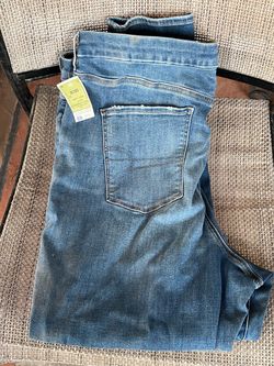American Eagle Light Wash Denim Jeans Pants New Tags Size 22