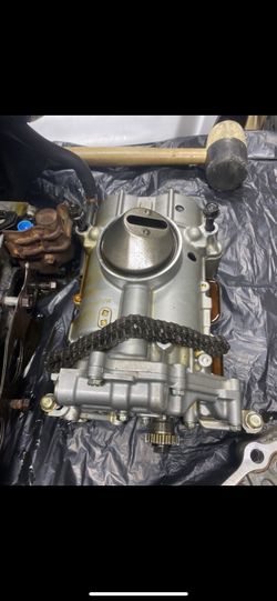04-08 Tsx K24A2 Oil Pump With Chain Fits All Other K24s As Well