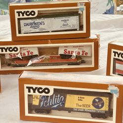 Ty o  Train Original Box HO  5 Boxes Vintage 
