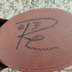 Autographed Russell Wilson football