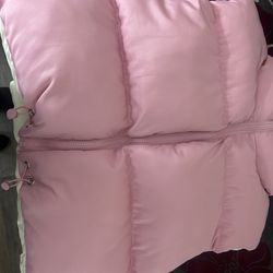 Pink Puffer Vest 