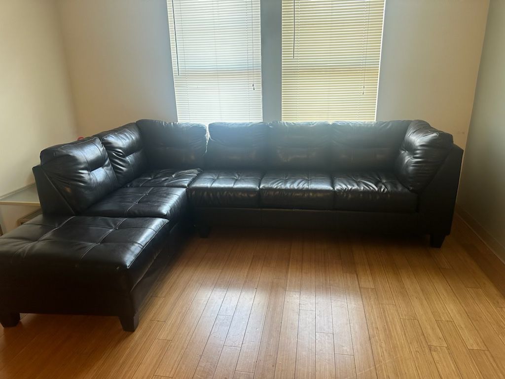 Sectional leather Couch 