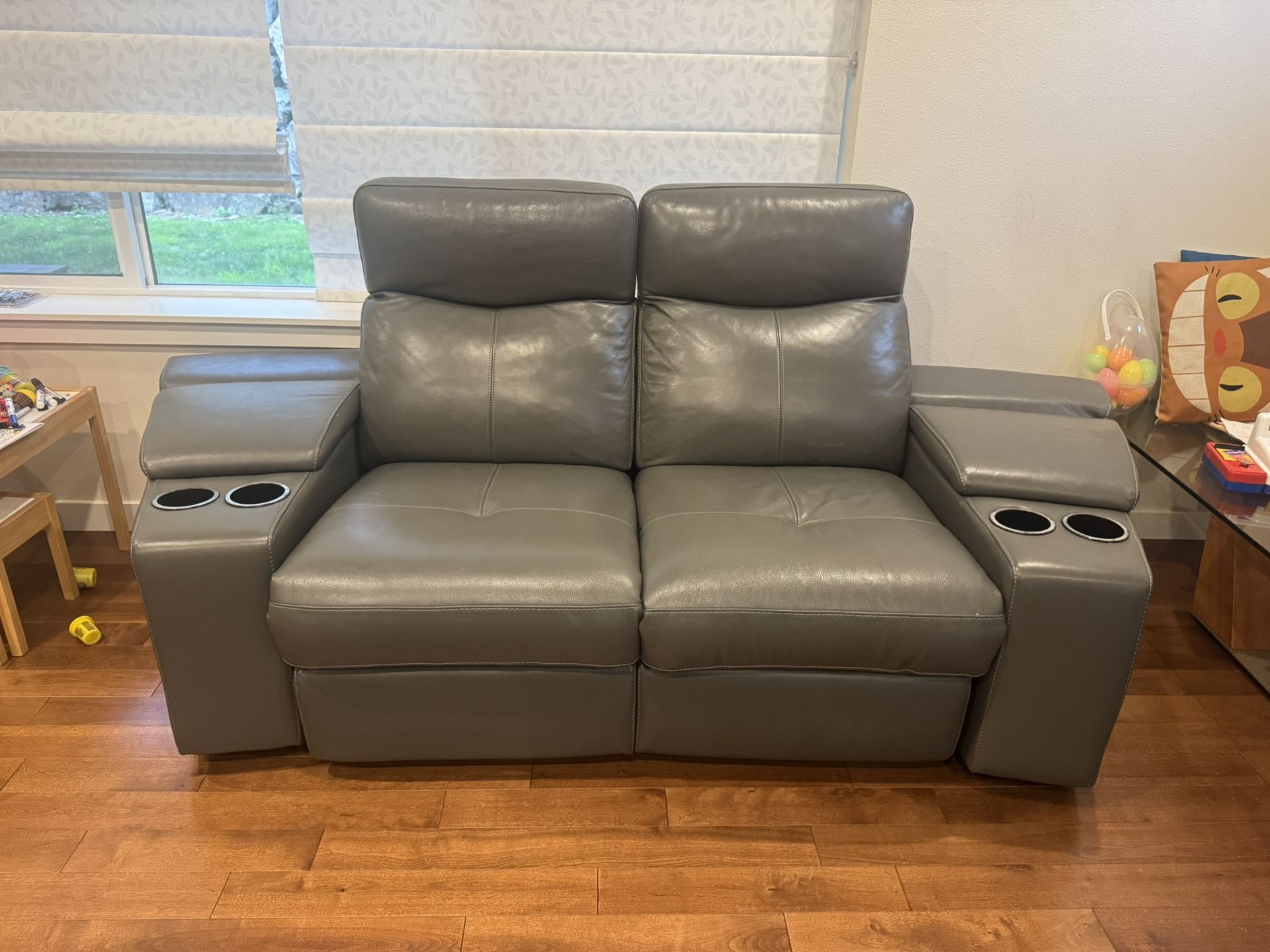Muse Leather Electric Recliner Sofa