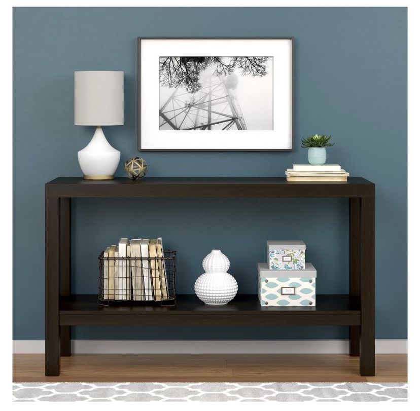 Mainstays Parsons Console Table, Multiple Colors Available - expresso